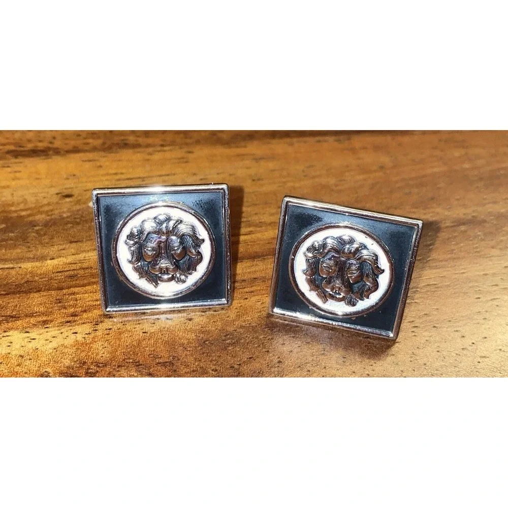 Silver Tone Vintage SWANK  Cuff Links